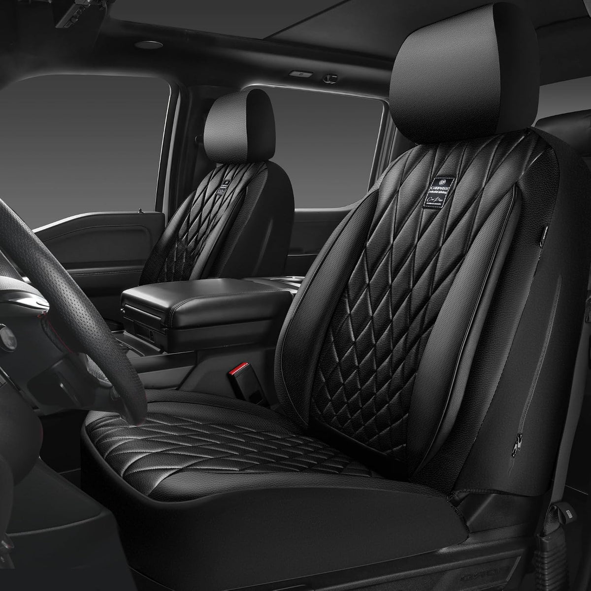 car pass piping luxury faux pu leather two, main product view