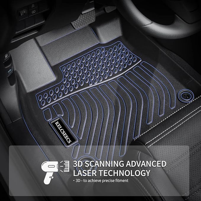 KELCSEECS® Floor Mats Custom for Volkswagen Jetta 2012-2018, All Weather - Image 3