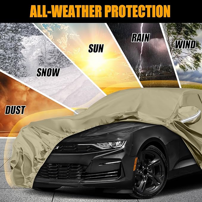 Waterproof Car Covers Replace for 2010-2025 Chevy Camaro, Windproof Bands for - Image 6