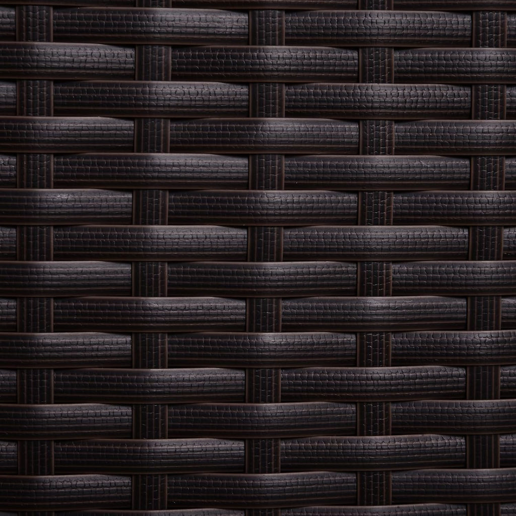 outsunny pool towel rack, pe rattan outdoor towel, front angle view
