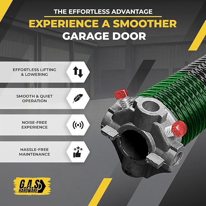 Garage Door Torsion Spring 243x1.75x38 Includes 1” Steel Bearing, and Winding - Image 6