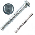 5/16×4" hex heavy duty hollow wall anchors, through-hardened, main product view