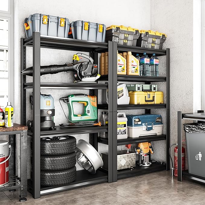 40in Wide Garage Shelving Heavy Duty，2500lbs Large Loads Adjustable Garage - Image 3