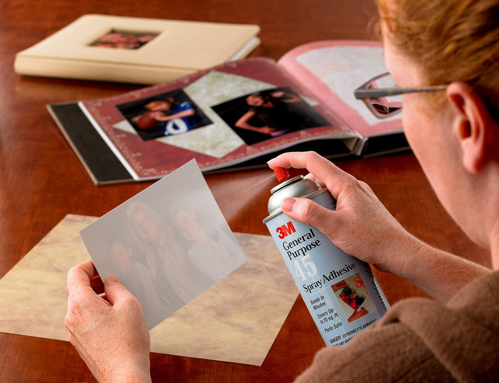 3m hi-strength spray adhesive 90, 14.6 oz., industrial showing dimensions