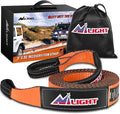 Nilight 3" x 30' Recovery Tow Strap Lab Tested 31, 500lbs Break Strength Heavy by Nilight