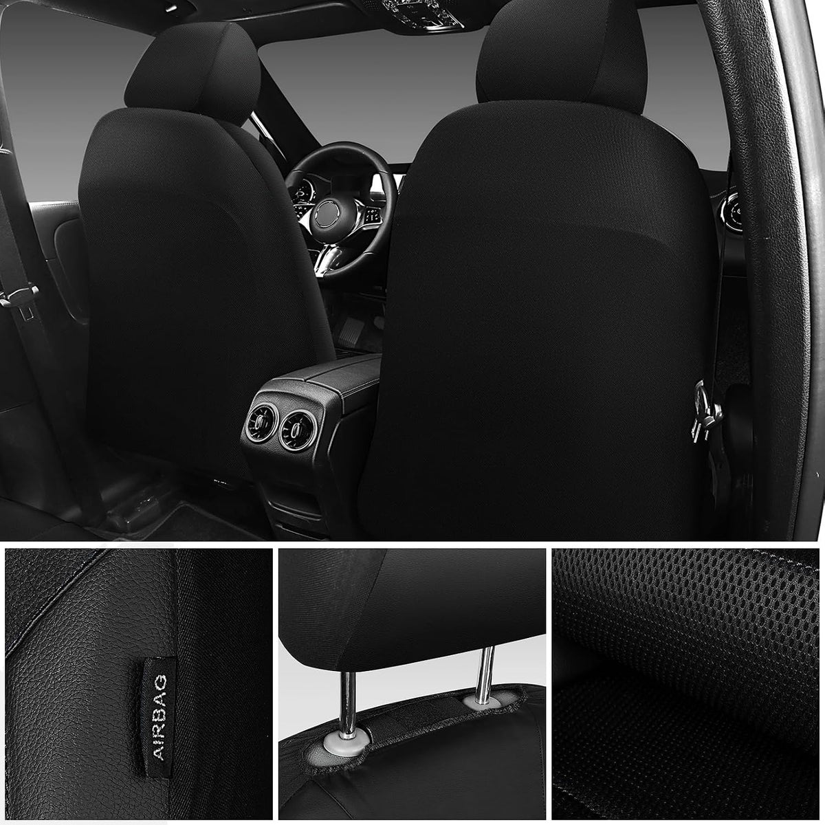 car pass leather and 3d air mesh universal, package contents