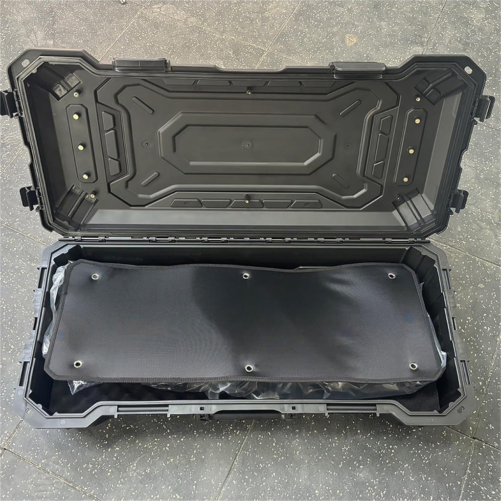 Universal Black 84L Rooftop Car Tent Box Roof Cargo Camping Tool Lockable Storage with Hard-Shell for Outdoor