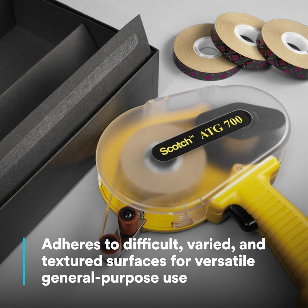 3m scotch atg adhesive transfer tape 924, clear showing dimensions