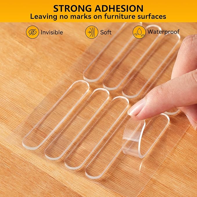 8pcs, Wall Bumpers, Furniture Bumpers, Door Stoppers, Silencing pad, Anti - Image 2