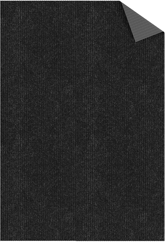 Ottomanson 6'6" x 8' Mud Mat Area Rug Scraper Carpet - Image 8