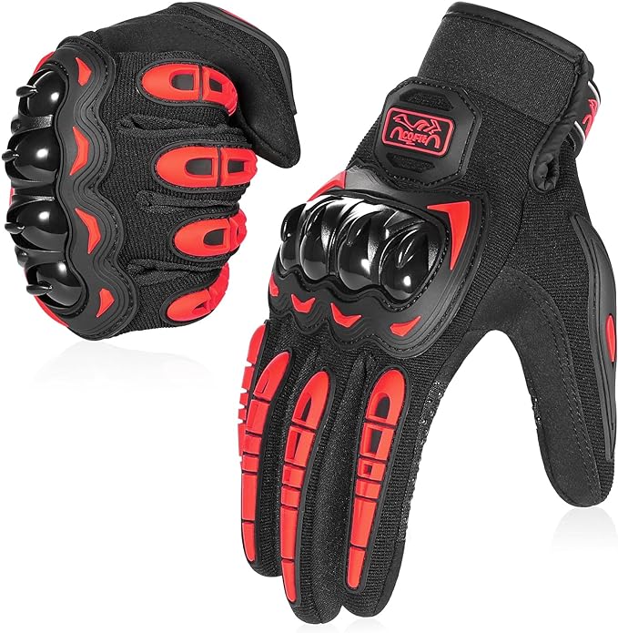 COFIT Motorcycle Gloves Breathable, Touchscreen Motorbike Gloves Anti-Slip by COFIT