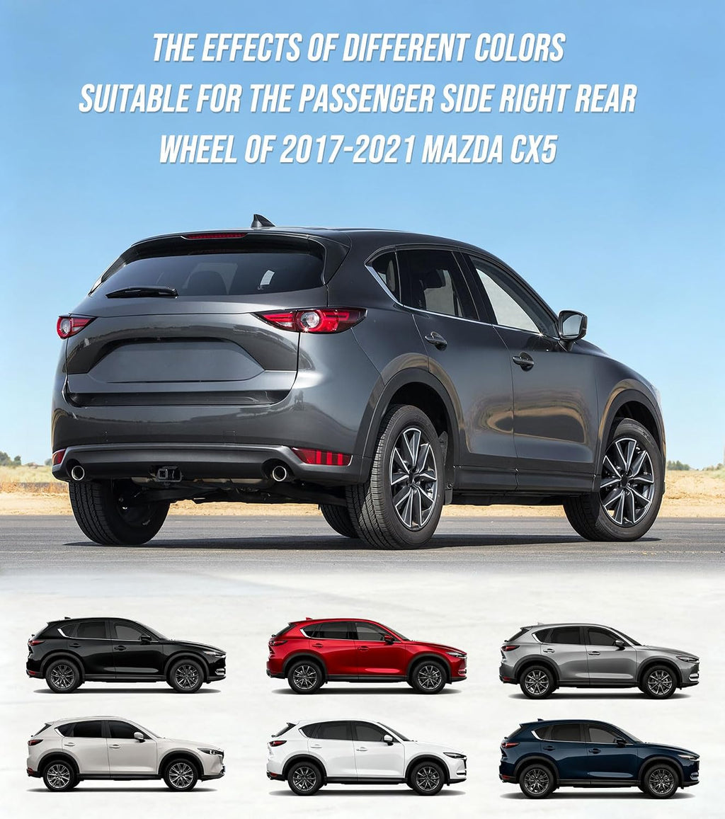 Passenger Side Rear Fender Trim for Mazda CX5 2017 2018 2019 2020 2021, Mazda CX5 Accessories, Textured Black Rear Right Side Wheel Arch Fender Flare Molding Trim For MA1790101 | KB7W51W60F8N
