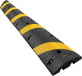 Speed Bump Strip - 6 Ft Rubber Speed Humps - Stop and Slow Cars - by XposeSafety