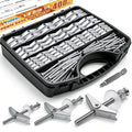weideer 400pcs toggle bolts 1/8" 3/16" 1/4" heavy, main product view