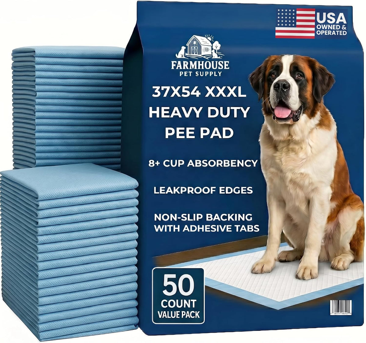 pee pads for dogs extra large 37x54 xxxl, main product view