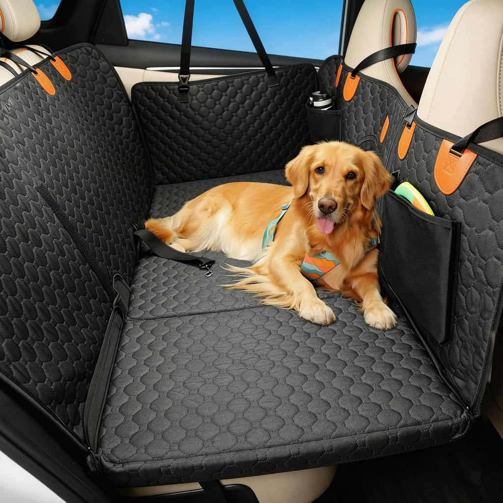 back seat extender for dogs, waterproof dog car, main product view