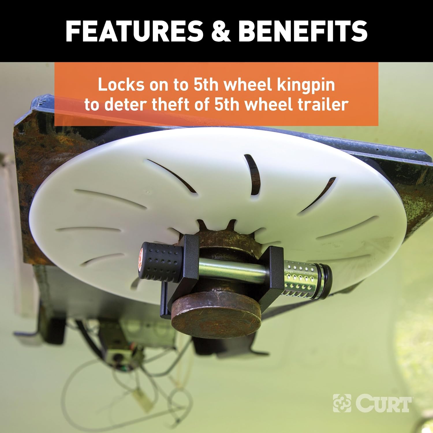Curt 23255 Dumbbell Style King Pin Lock
