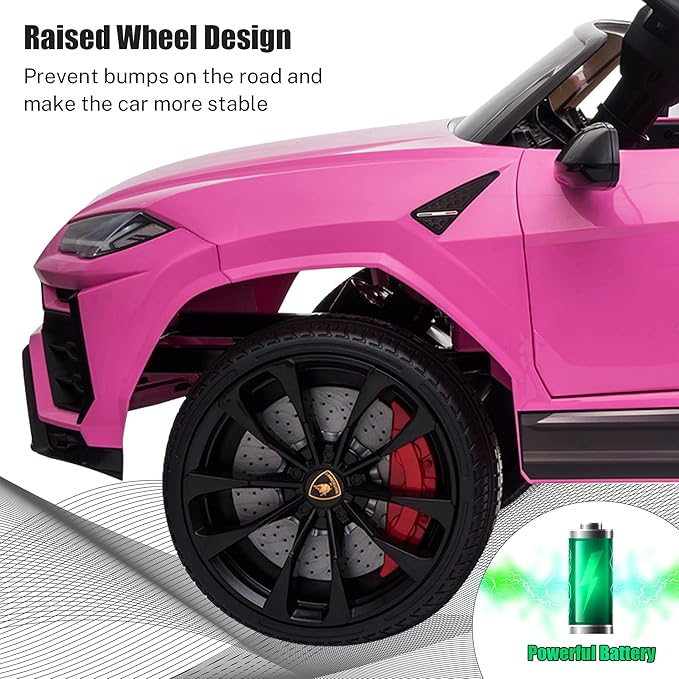 Kids Electric Ride On Car for Kid, 12V Licenced Lamborghini Kids Electric - Image 6