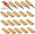 push to open door latch, 20 pack gold, main product view