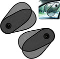 2 PCS Car Window Shades for Baby, 15.75" × 8.27" Rotatable Side Window Sun Shade, Mesh Sun Blocker with Suction Cups, Fits Driver/Passenger/Rear Windows