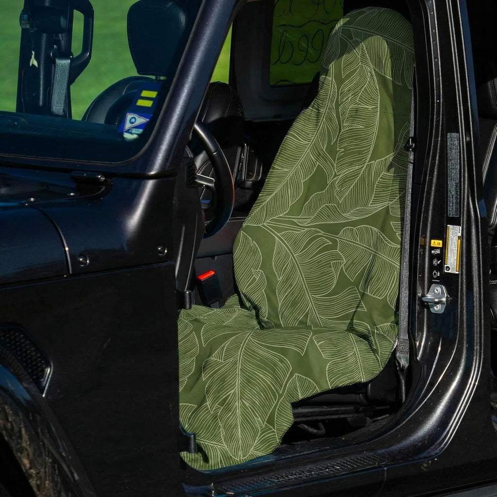 car seat towel covers for gym, front seats, side view