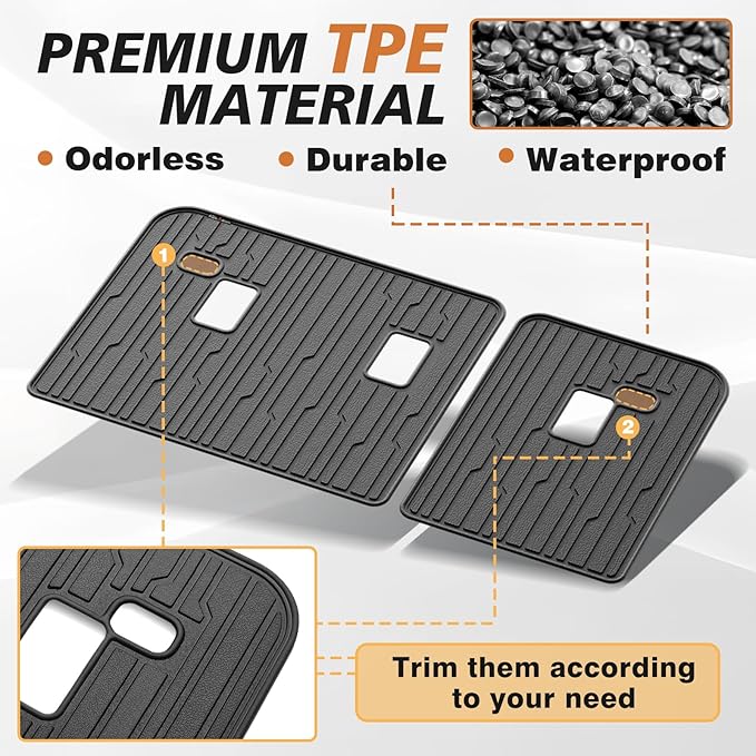 TripleAliners Backrest Mats All Weather Liners Compatible - Image 4