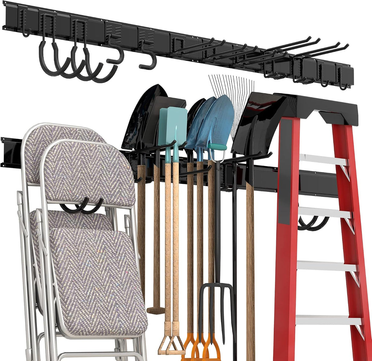 Garage Tool Storage Rack, Heavy Duty Garage Storage Organizer Rack System Wall