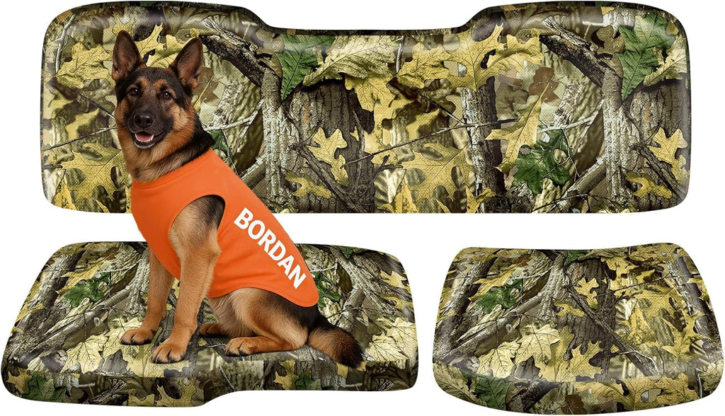 BORDAN Heavy Duty UTV Seat Cover for 2017-2021 Polaris Ranger XP 1000, Waterproof 1680D Camo Seat Covers for UTV Polaris Ranger 1000 2020-2025 Full Protection Outdoor (3 PCS)