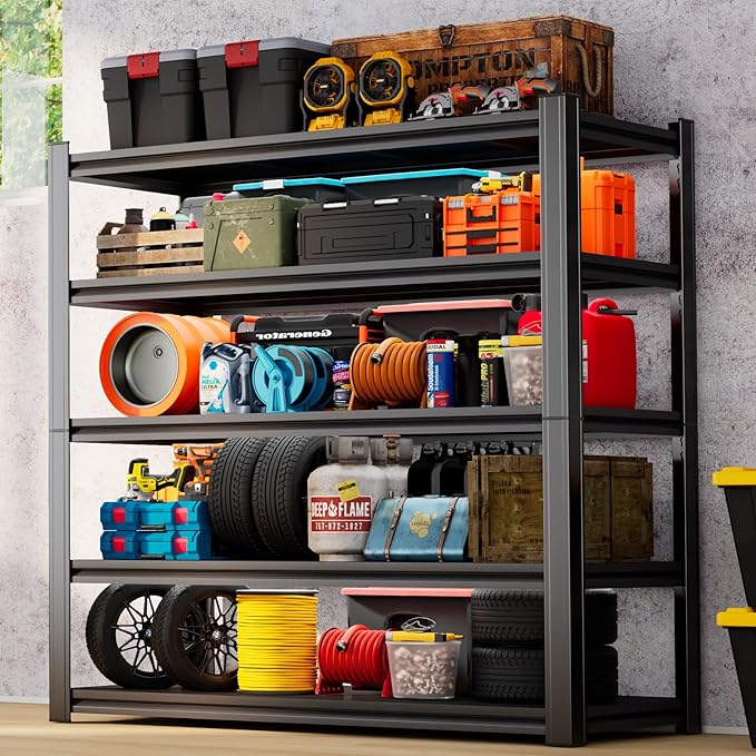 63" H Garage Shelving 3000LBS Heavy Duty Shelving Units and Storage Shelves - Image 2