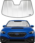 Pigenius Windshield Sun Shade for Subaru WRX2022-2025 with Eyesight Driver Assist System. Reflective Aluminum Film Front Window Sunshade - BLAZBLOCK