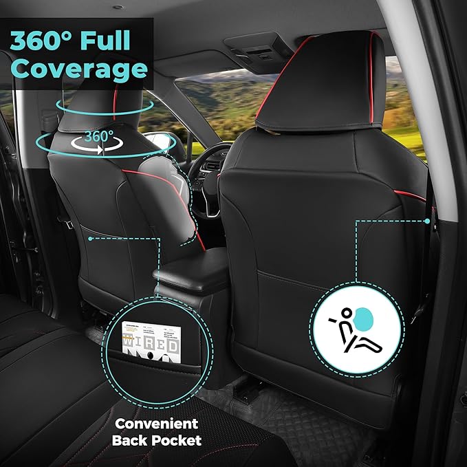 for Toyota RAV4 Seat Covers 2019 2020 2021 2022 2023 2024 2025 RAV 4 LE XLE - Image 8