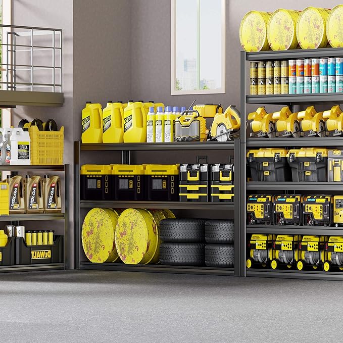 50" W Garage Shelving Heavy Duty, 6 Tier Garage Shelves, Commercial Metal - Image 6