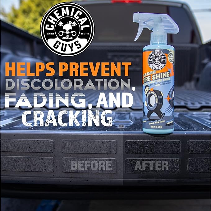 Chemical Guys Tire Kicker Sprayable Extra Glossy Tire Shine Safe - Image 6
