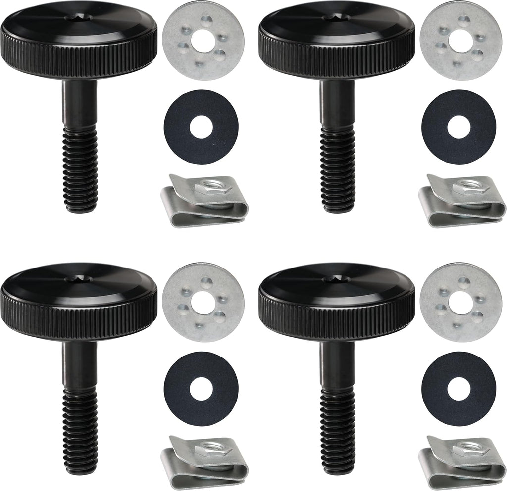 FENRIR Motorcycle Saddlebag Locks Security Bolt Knobs Fasteners Hardware Kit 304 Stainless Steel For Harley Davidson 1993-Now Touring Electra Glide Road Glide Road King Street Glide Ultra Limited