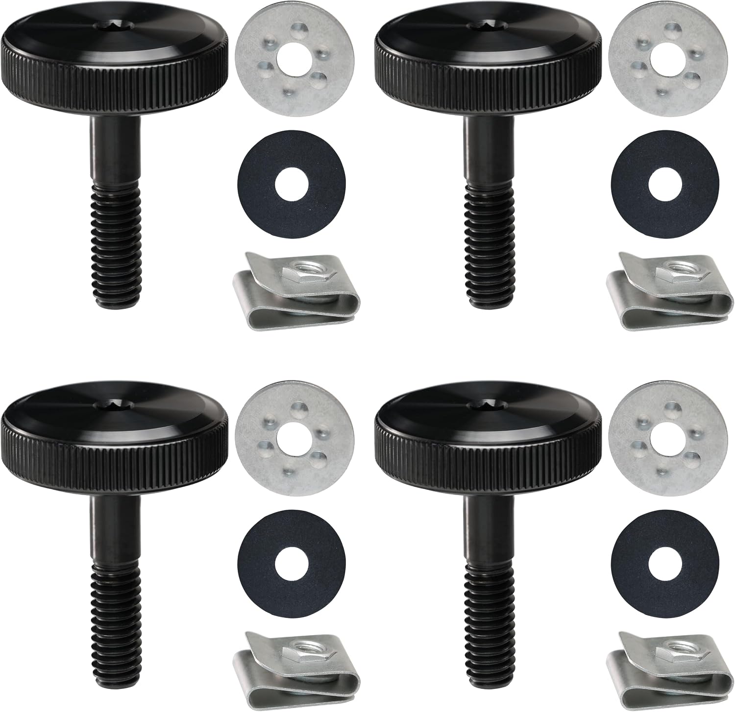 FENRIR Motorcycle Saddlebag Locks Security Bolt Knobs Fasteners Hardware Kit 304 Stainless Steel For Harley Davidson 1993-Now Touring Electra Glide Road Glide Road King Street Glide Ultra Limited