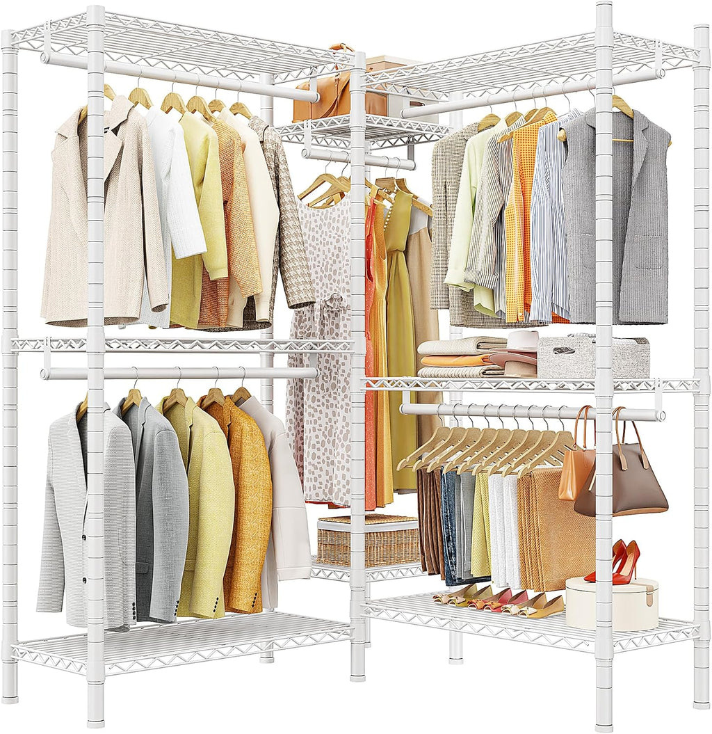 raybee clothes rack, l shaped portable closets for, main product view