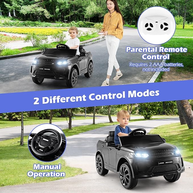 Costzon 12V Kids Ride On Car, Licensed Land Rover Electric Vehicle w/Remote - Image 3