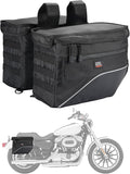 KEMIMOTO Upgrade Motorcycle Saddle Bags Middle-Sized Throw Over Saddlebags by kemimoto