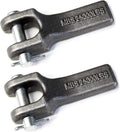 (Pack of 2) 3/8 inch Weld-On Safety Chain Retainer for Truck Trailer Hitch
