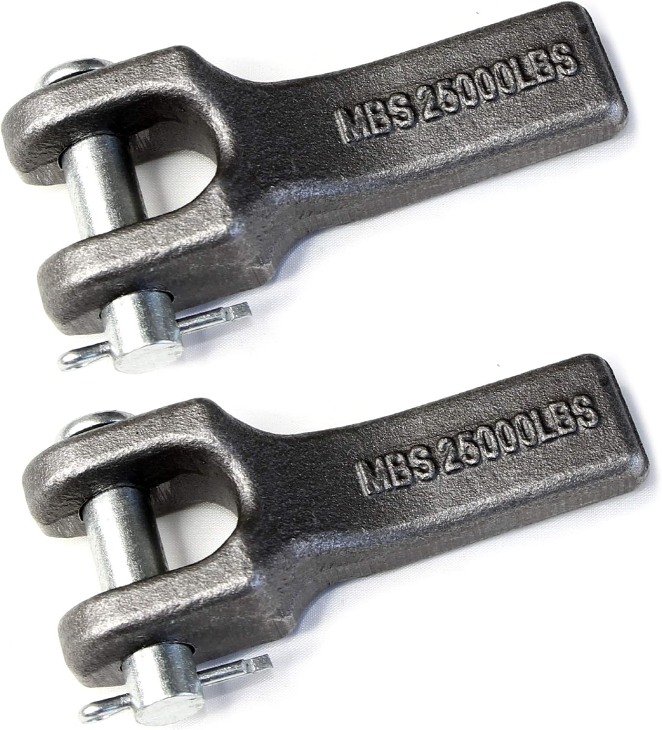 (Pack of 2) 3/8 inch Weld-On Safety Chain Retainer for Truck Trailer Hitch