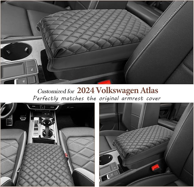 SKTU for 2024 2025 2026 Volkswagen Atlas Center Console Cover 2024 2025 2026 VW - Image 2