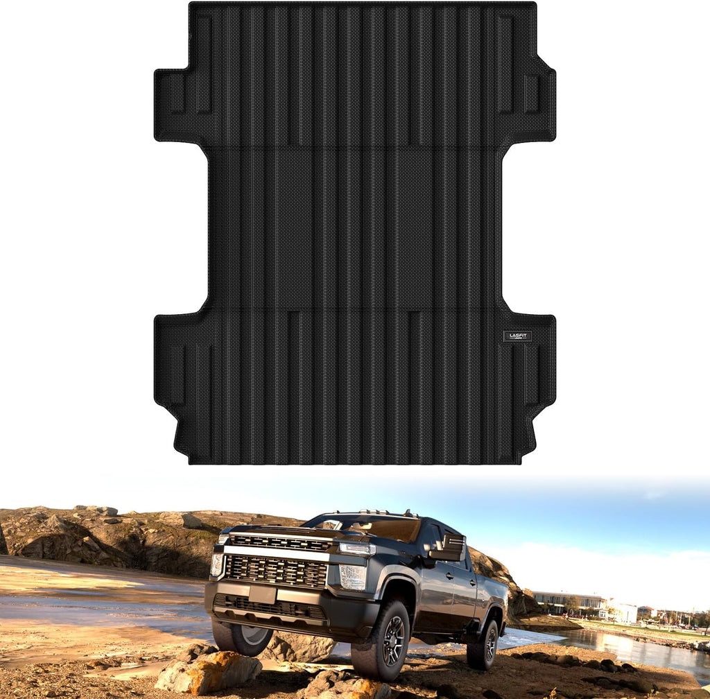 LASFIT Truck Bed Mat 2020-2025 for Chevrolet Silverado/GMC Sierra 2500HD 3500HD