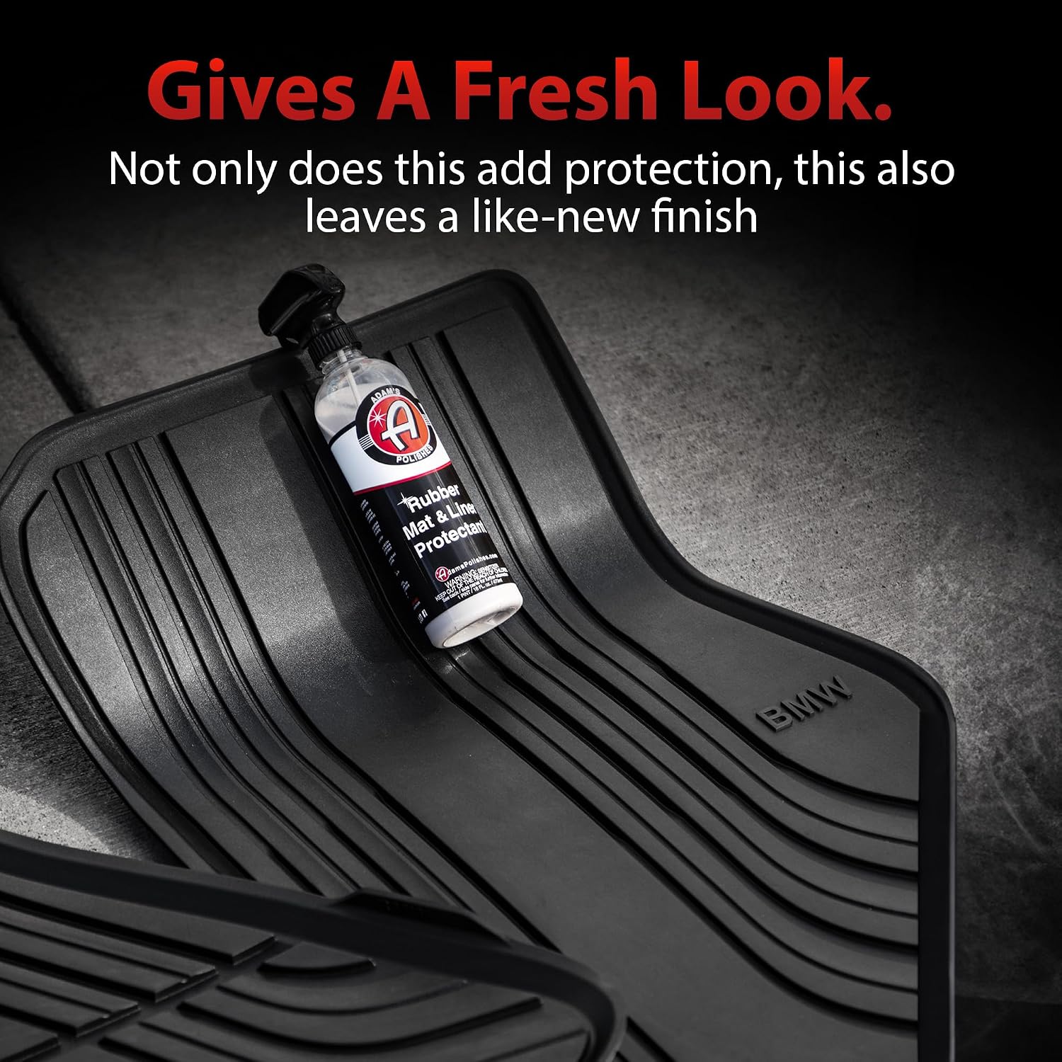 Adam's Polishes Rubber Mat & Liner Protectant (Cleaner & Protectant Combo)