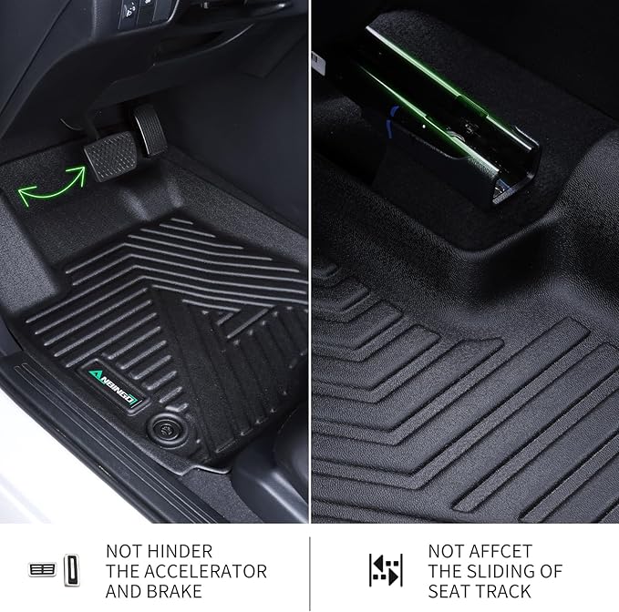 ANBINGO® Floor Mats for 2024 2025 CX-90 & CX90 PHEV 6&7 Seater 2nd Row Captain - Image 4