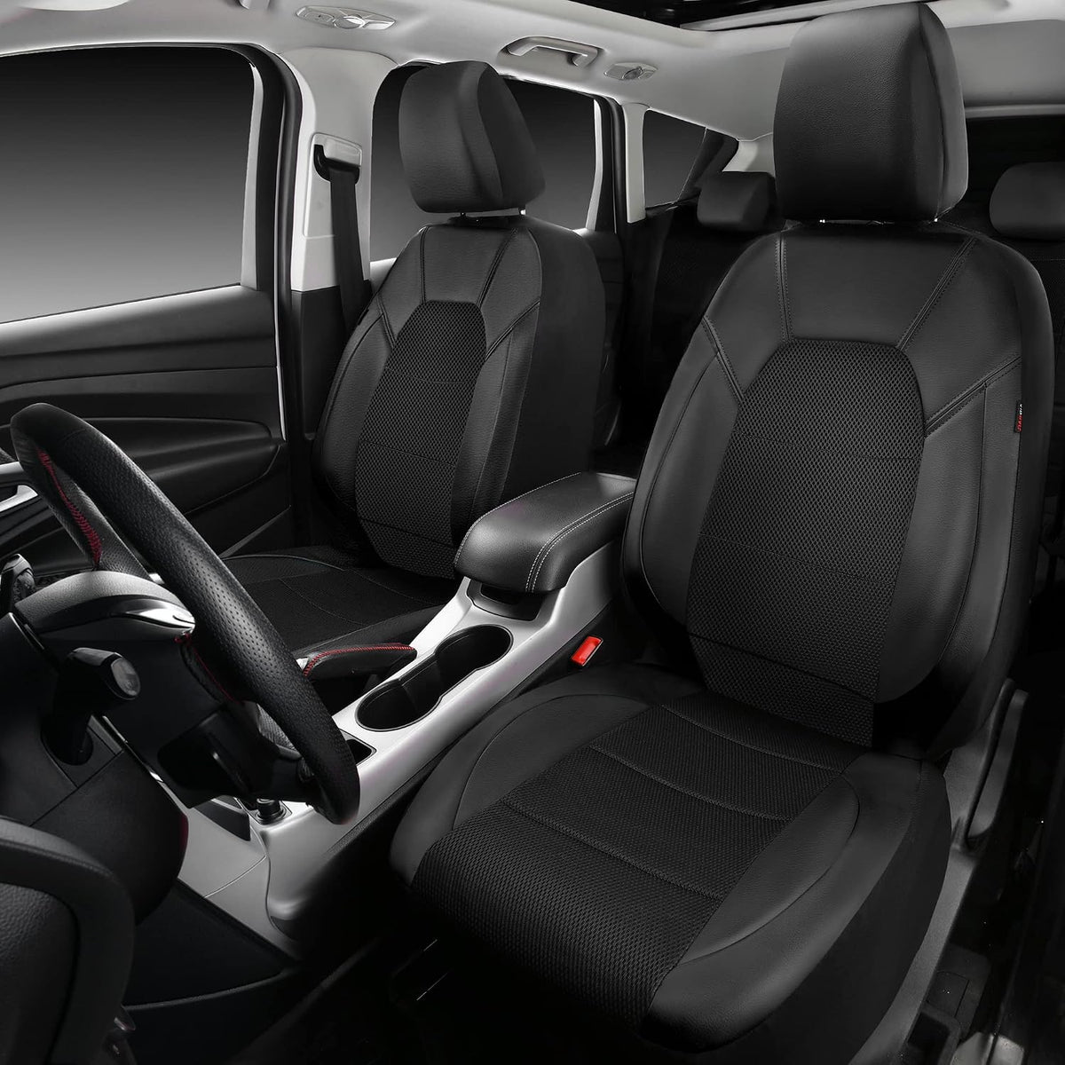 car pass leather and 3d air mesh universal on a desk or shelf