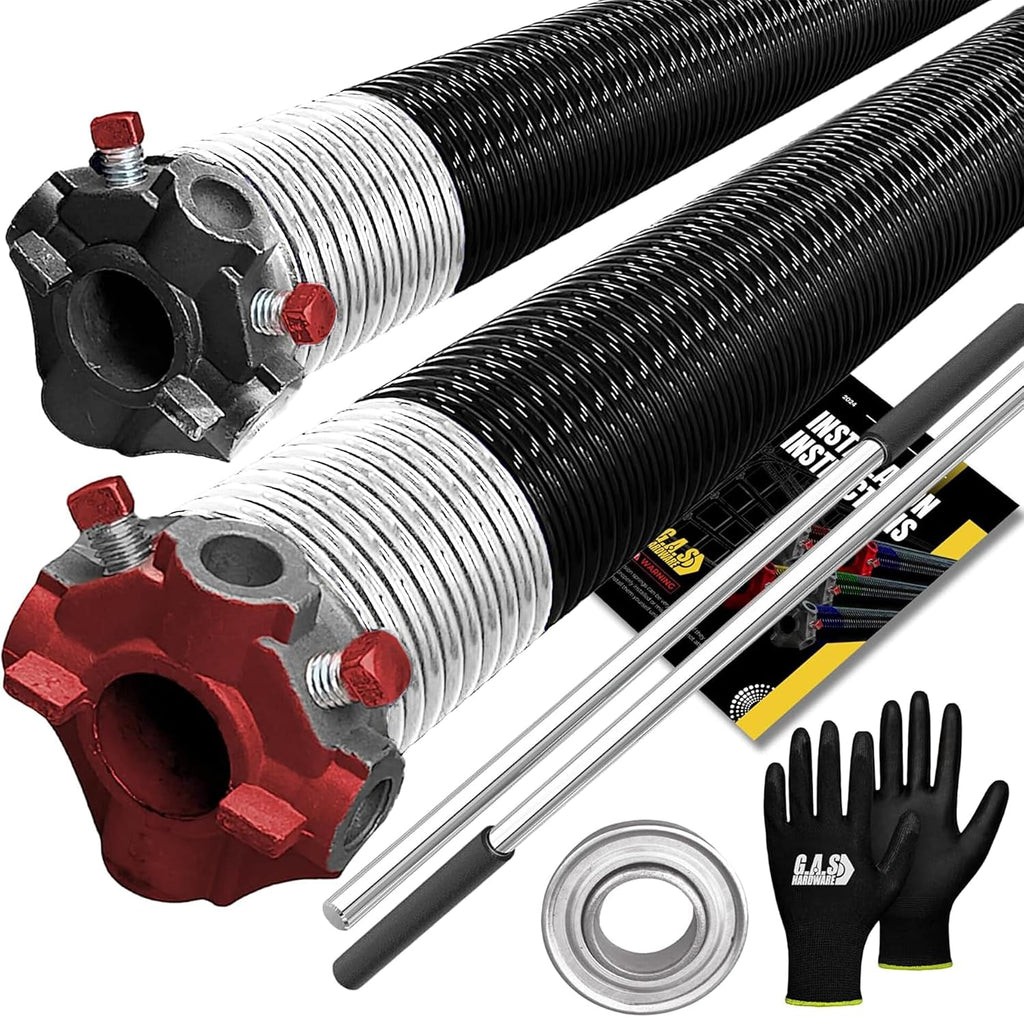 Garage Door Torsion Spring 218x1.75x28 Includes 1” Steel Bearing, Non-Slip