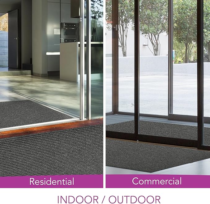 iCustomRug Spartan Weather Warrior Indoor/Outdoor Utility Ribbed Carpet Runner - Image 5
