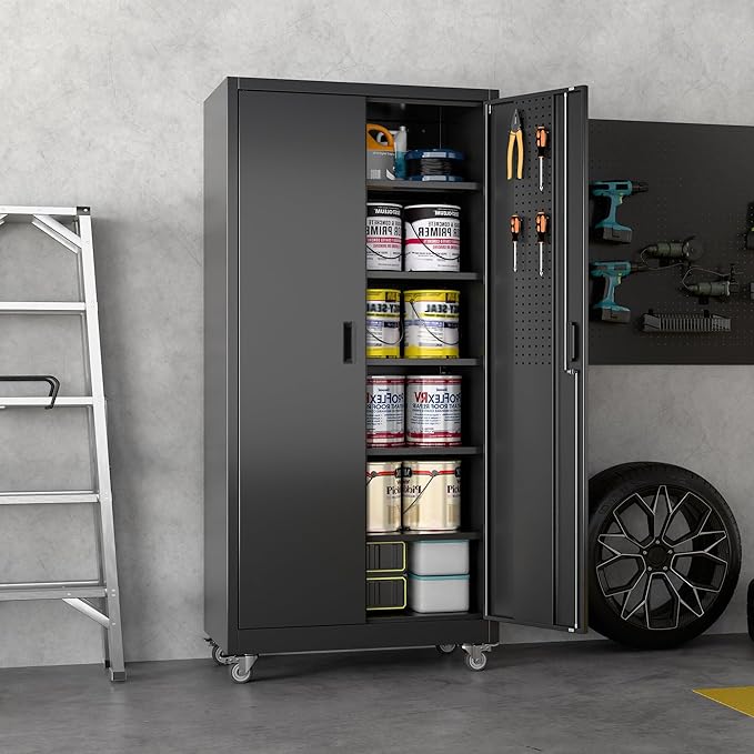 Metal Garage Storage Cabinet - Image 9