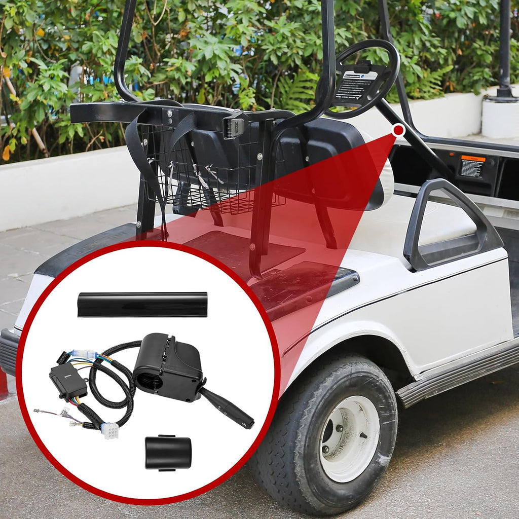 led upgrade golf cart light compatible with ezgo showing dimensions
