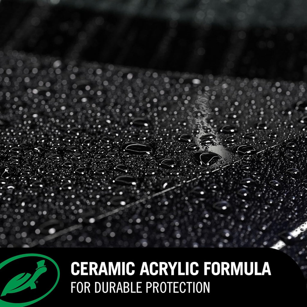 Turtle Wax Hybrid Solutions Ceramic Acrylic Black Car Wax Spray, Restores Apperance of Black Car Paint, Ceramic Coating Protection, Extreme Water Beading, High Gloss Shine, 16 oz (Pack of 1)